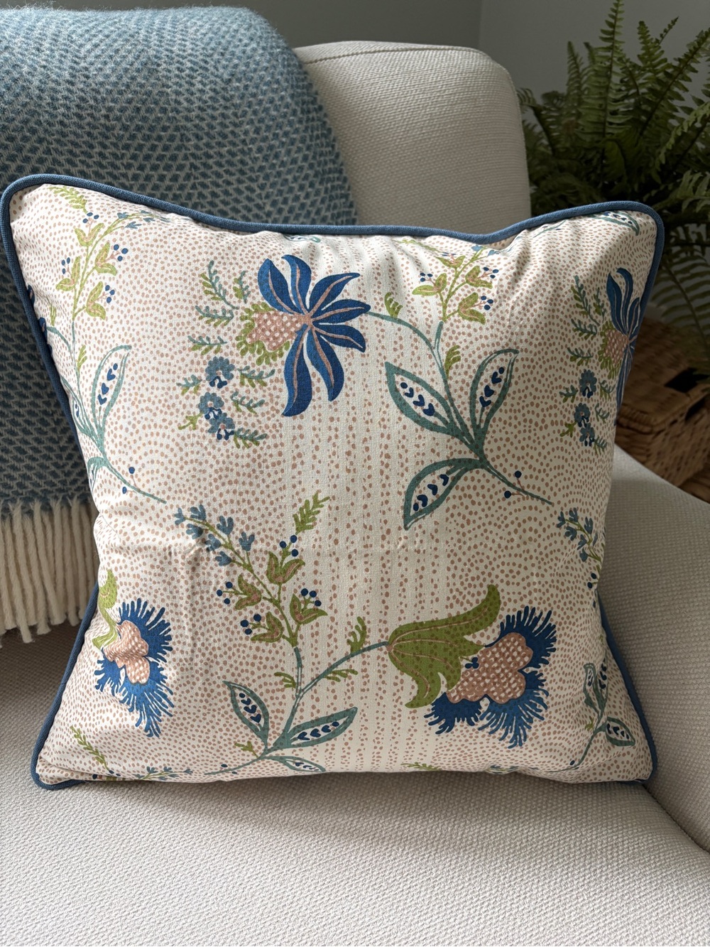 Pair of Sister Parish Sunswick Pillow Covers